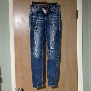 Women’s Rock Revival Skinny Jeans - Size 25